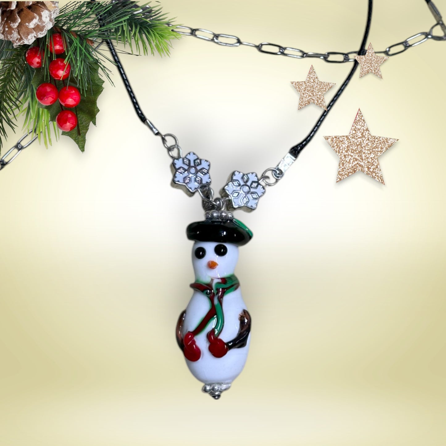 A Snow-woman Necklace - Dr. Jen Jitsu