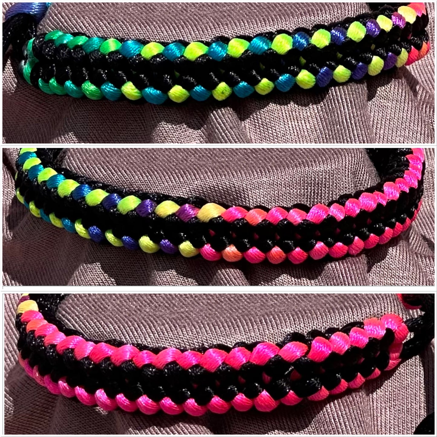 Nylon Cord in Neon & Black - Dr. Jen Jitsu