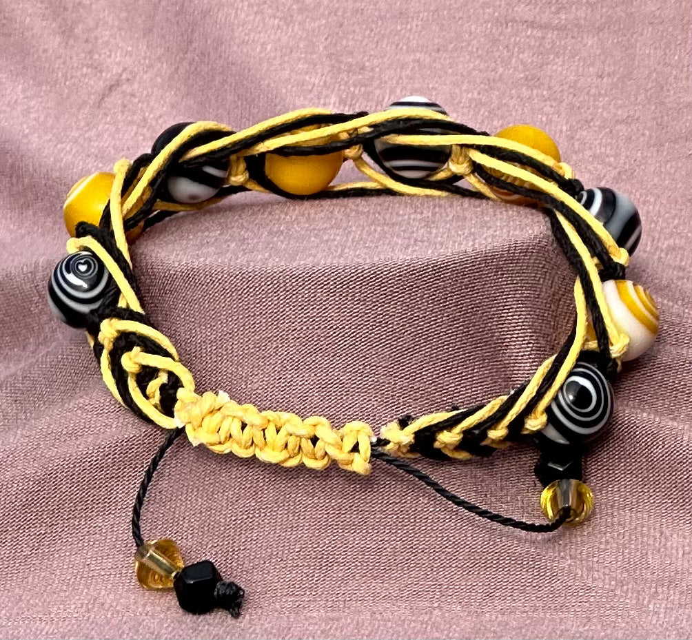 Bracelet featuring hypnotic motifs - Dr. Jen Jitsu
