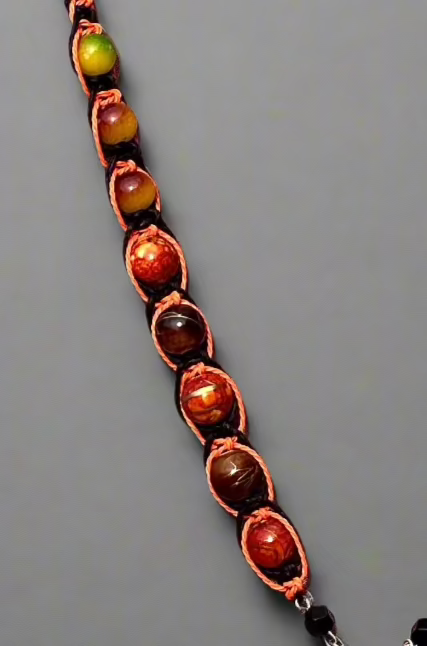 Halloween Themed Necklace with Various Beads - Dr. Jen Jitsu