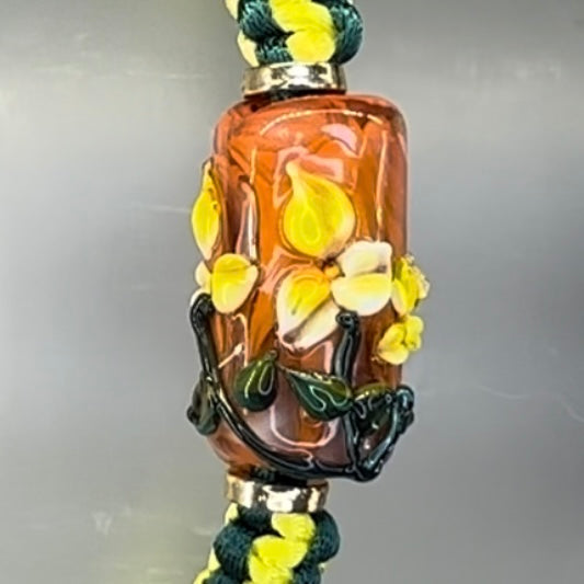 Yellow flowers on yellow & green - Dr. Jen Jitsu