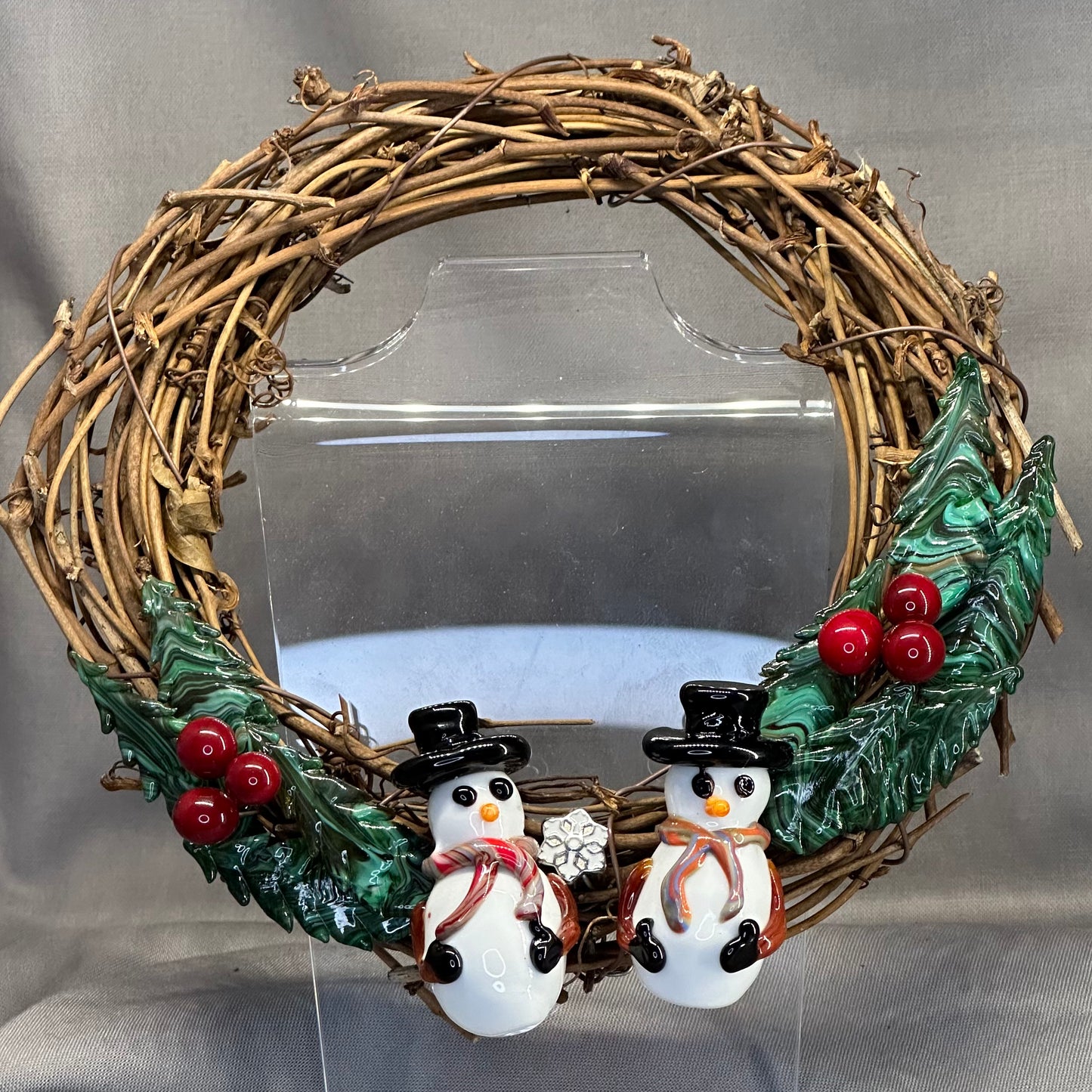 Adorable Snowman Wreath 4