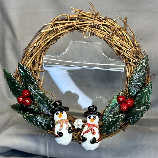 Adorable Snowman Wreath 3