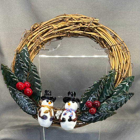 Adorable Snowman Wreath 5