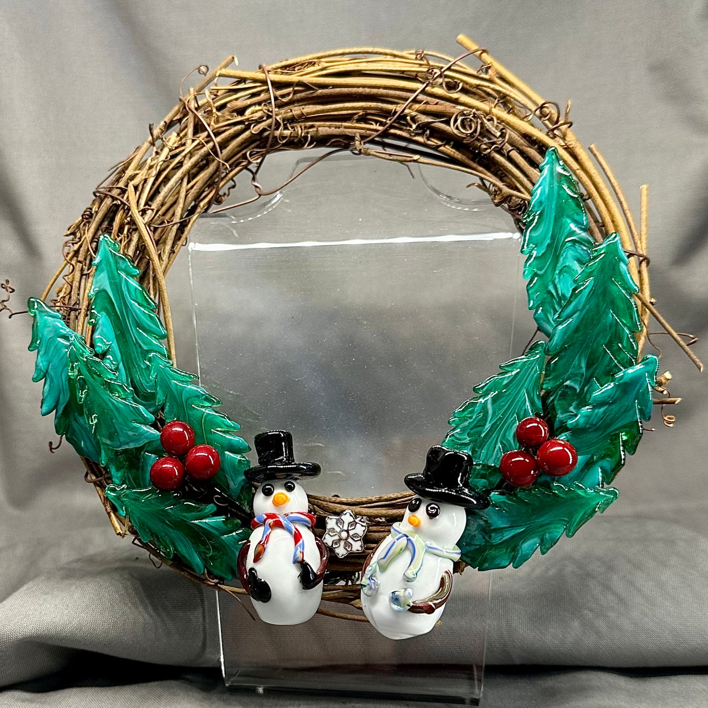 Adorable Snowman Wreath 2