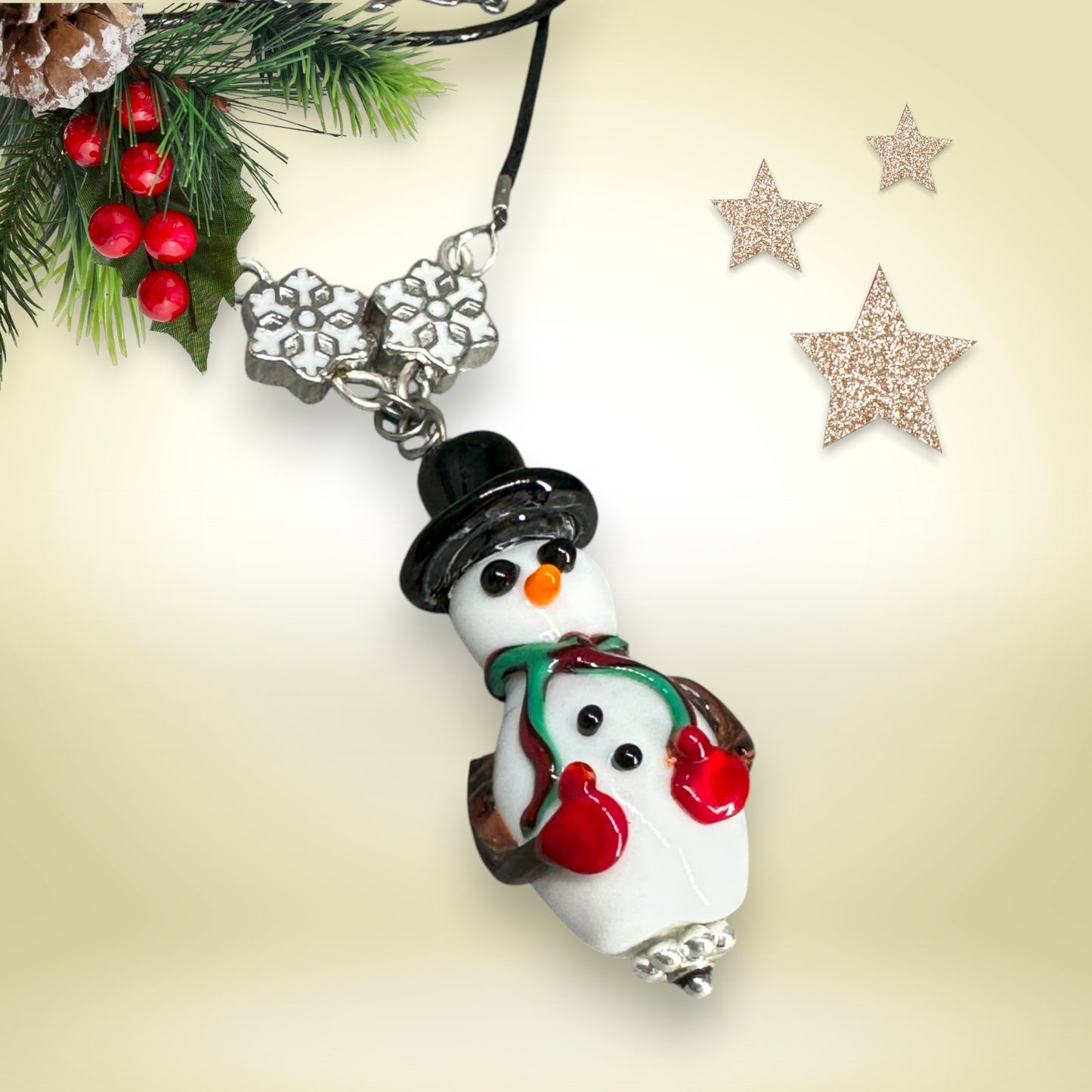 A Snowman Necklace