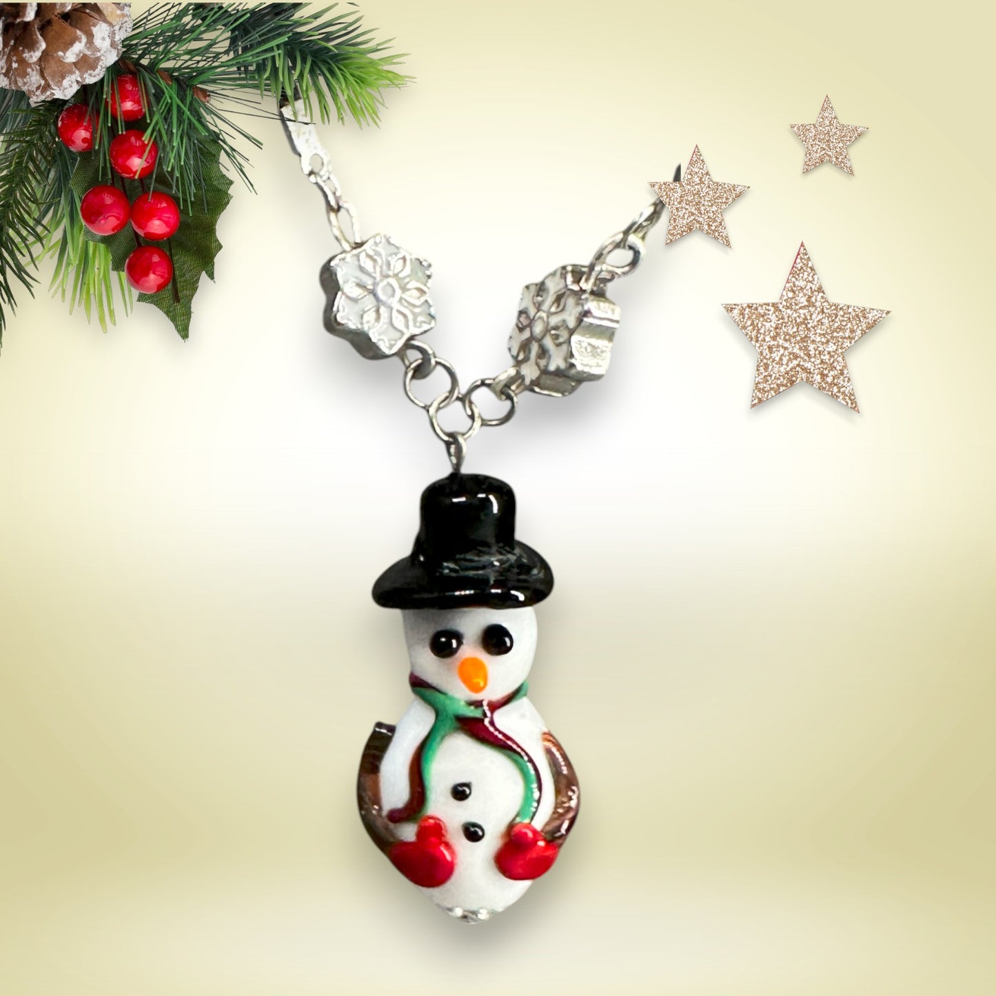 A Snowman Necklace