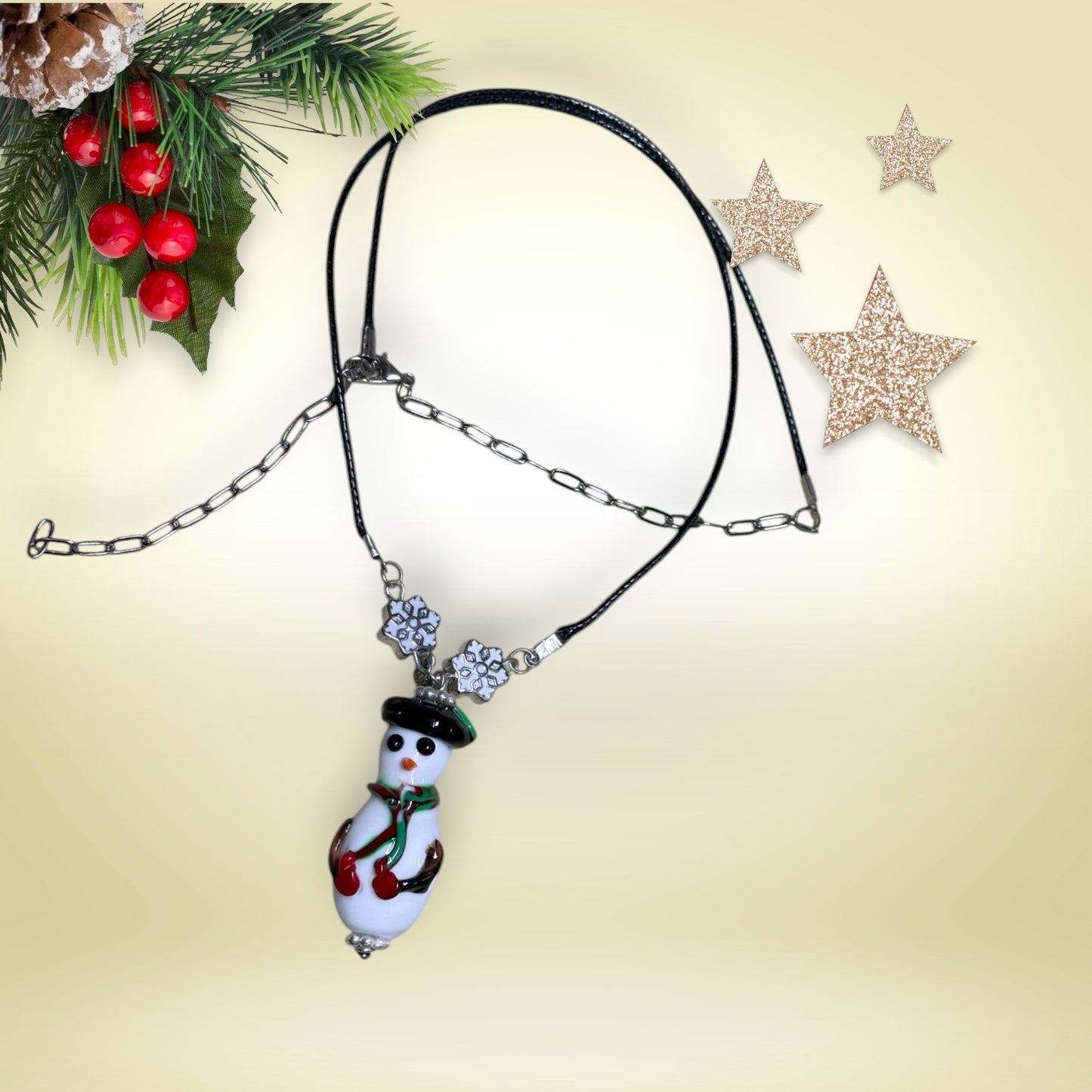 A Snowman Necklace