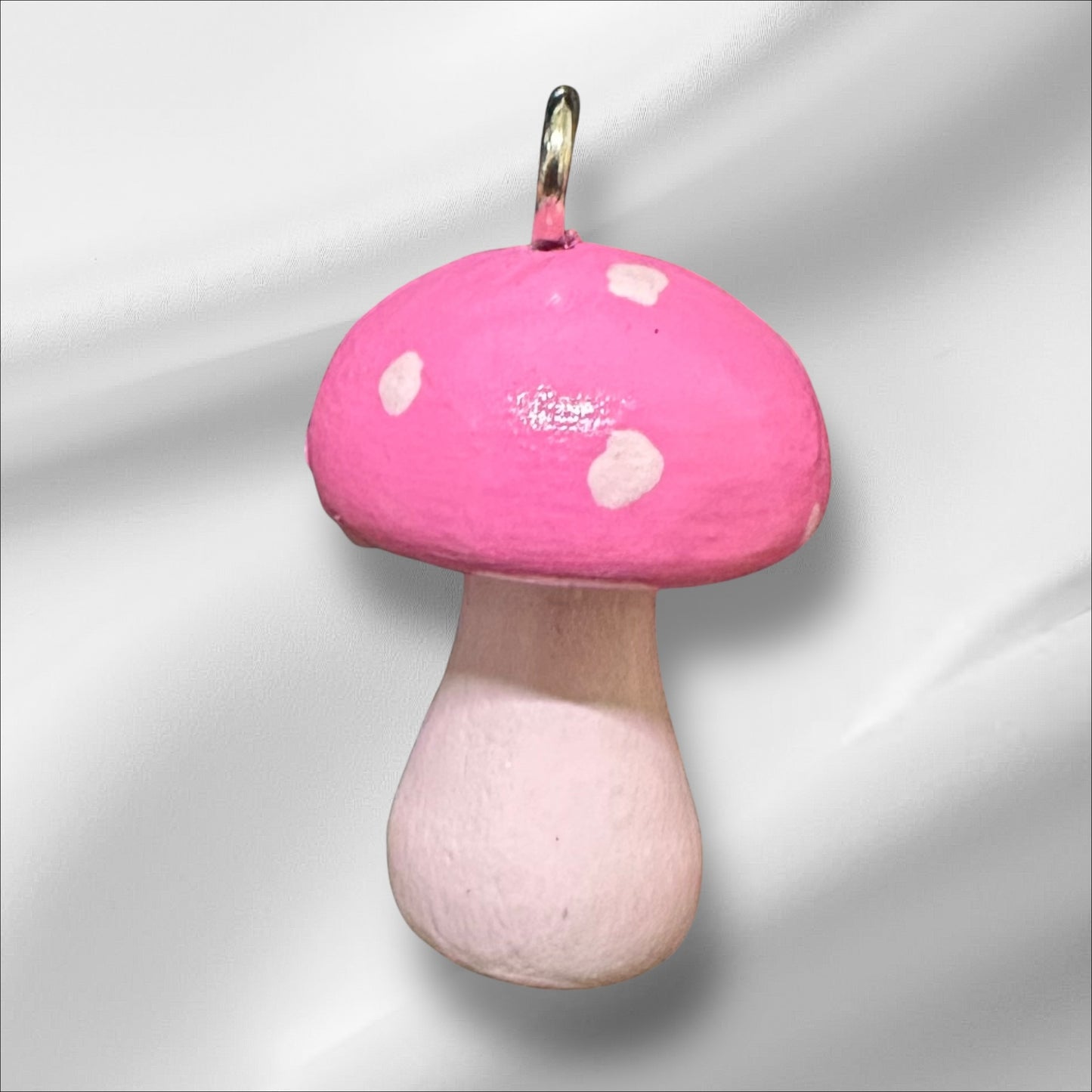 Bright pink with light pink mushroom