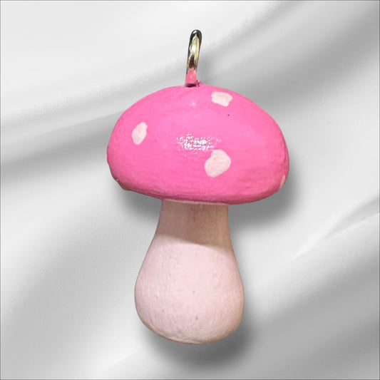 Bright pink with light pink mushroom