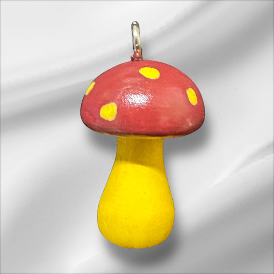 Burgundy and deep yellow mushroom