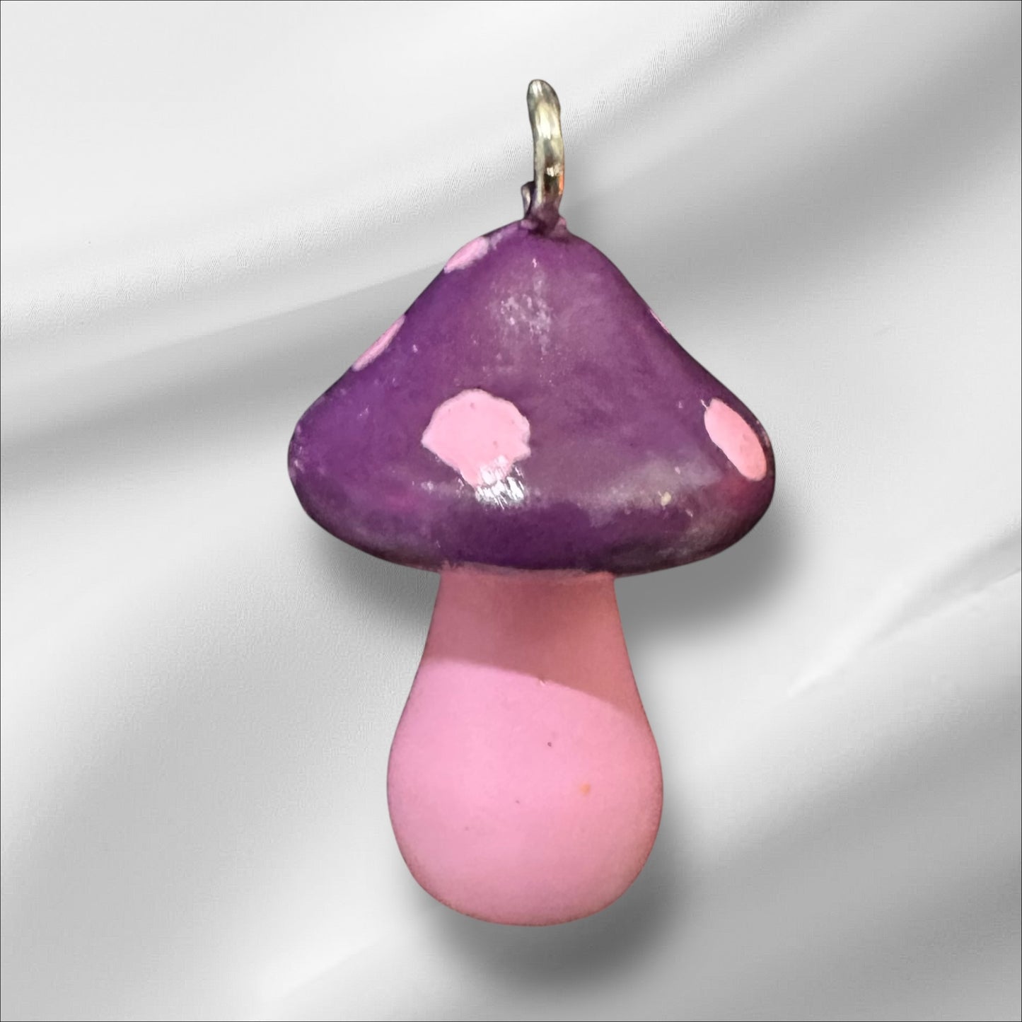 Plum and light pink mushroom