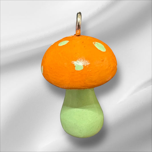 Bright orange and light green