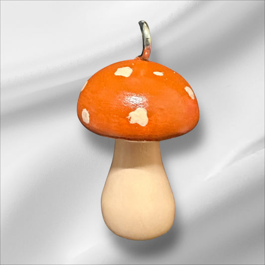 Dark orange and light orange mushroom