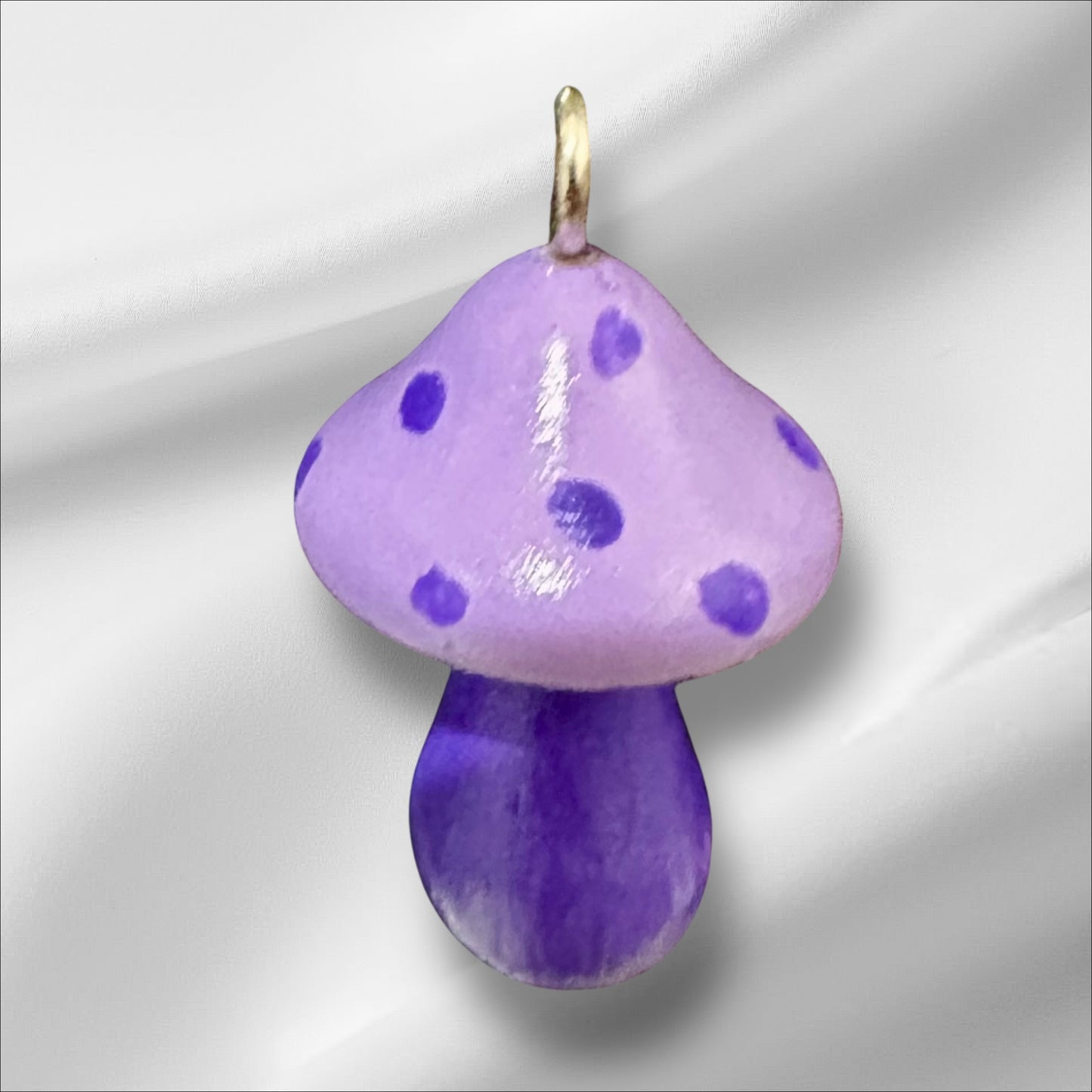 Light purple and dark purple mushroom